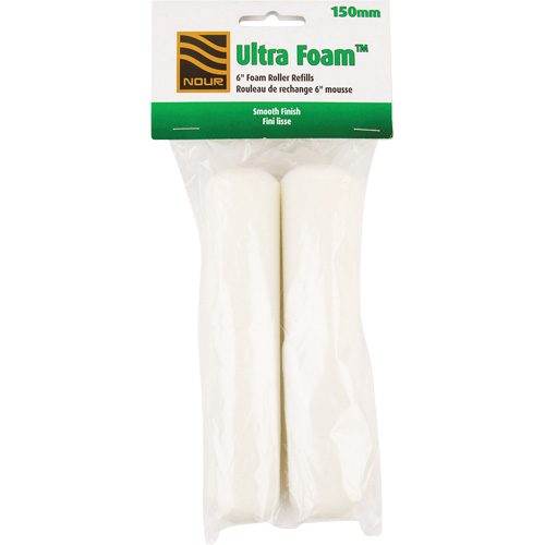 Ultra Foam High Density Paint Rollers, 9.525 mm (3/8") Nap, 152.4 mm (6") L Equipment World