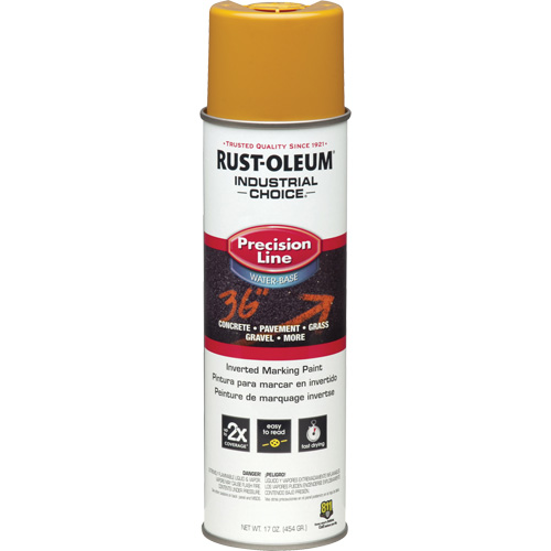 M1800 Water-Based Precision Line Marking Paint, 17 oz., Aerosol Can Equipment World