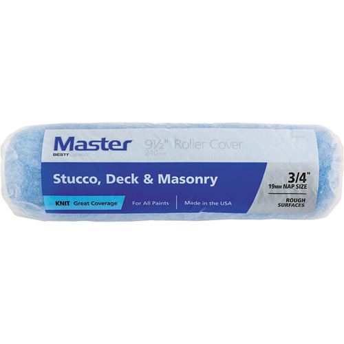 Master Knit Roller Cover, 19 mm (3/4") Nap, 240 mm (9-1/2") L Equipment World