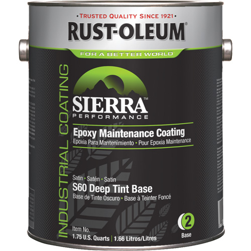 Sierra Performance S60 Water-Based Epoxy Maintenance Coating Deep Base, Gallon, Tint Base Equipment World