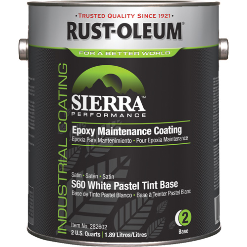 Sierra Performance S60 Water-Based Epoxy Maintenance Coating Pastel Base, Gallon, Tint Base Equipment World
