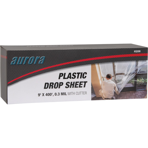 Drop sheet, 400' L x 9' W, Plastic Equipment World