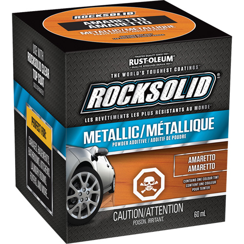 RockSolid&reg; Metallic Powder Additive, 60 mL, Bottle, Amaretto Equipment World