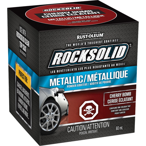 RockSolid&reg; Metallic Powder Additive, 60 mL, Bottle, Cherry Bomb Equipment World