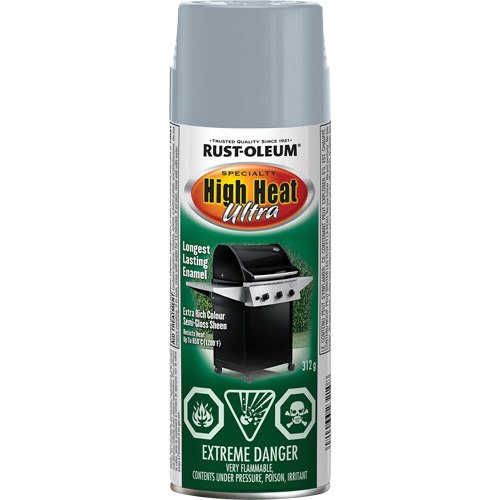 Specialty High Heat Ultra Enamel Spray Paint, Aerosol Can, Silver Equipment World
