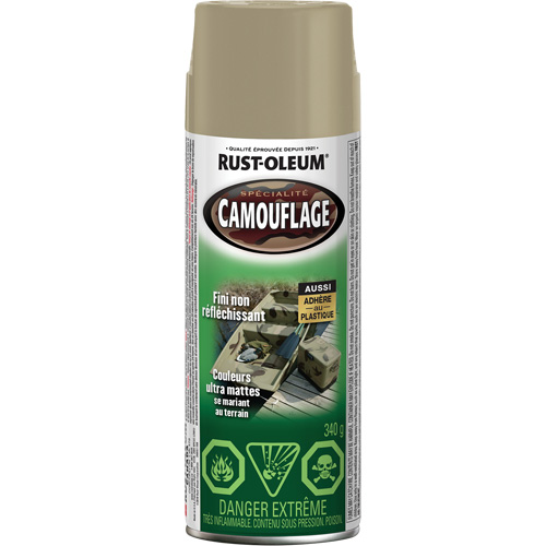 Specialty Camouflage Paint, Aerosol Can, Khaki Equipment World