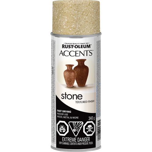 Accents&reg; Stone Creations Spray Paint, Aerosol Can, Bleached Stone Equipment World