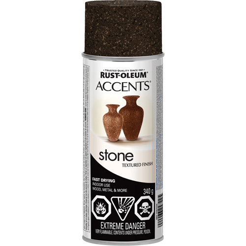Accents&reg; Stone Creations Spray Paint, Aerosol Can, Mineral Brown Equipment World