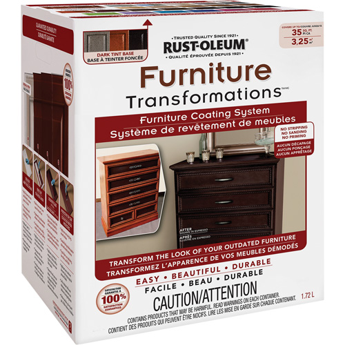 Furniture Transformations&reg; Furniture Coating System, 1.72 L, Kit, Tint Base Equipment World