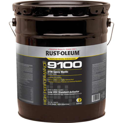 9100 System DTM Epoxy Mastic Standard 250 VOC Activator, 5 gal., Pail Equipment World