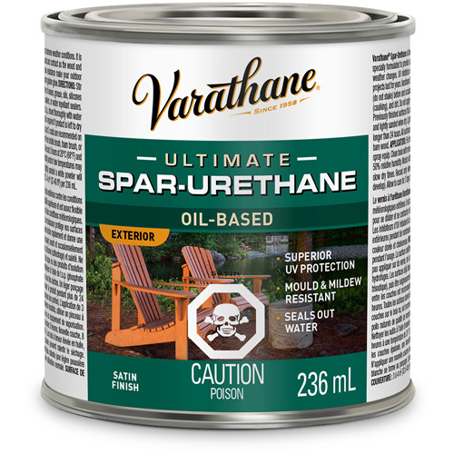 Varathane&reg; Diamond Outdoor Wood Finish, 236 ml, Clear, Satin Equipment World