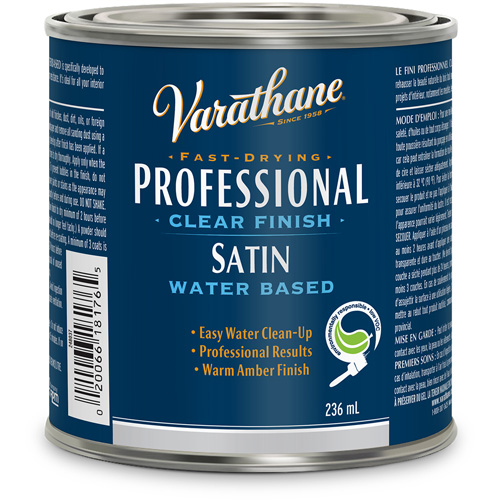 Varathane&reg; Professional Finish, 236 ml, Clear, Satin Equipment World