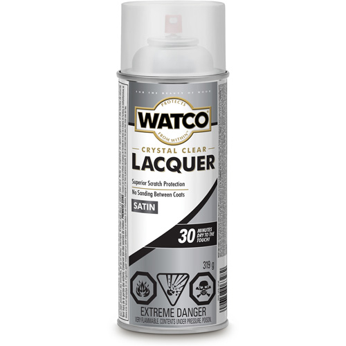 Laque pour bois Watco, 319 g, Transparent, Satin Equipment World