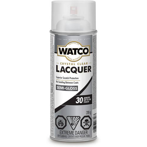 Watco&reg; Lacquer Wood Finish, 319 g, Clear, Semi-Gloss Equipment World