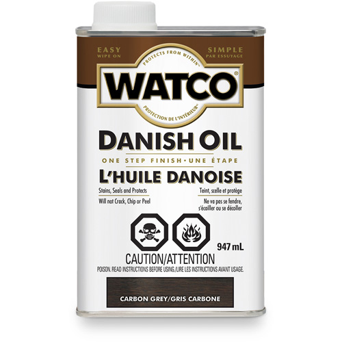 Watco&reg; Danish Oil, 947 ml, Carbon Grey, Transparent Equipment World