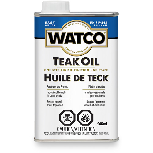 Watco&reg; Teak Oil, 946 ml, Clear, Transparent Equipment World