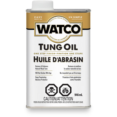 Huile dabrasin Watco, 946 ml, Transparent, Transparent Equipment World