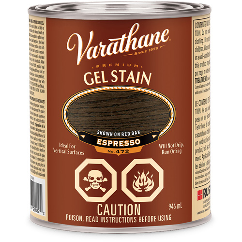 Varathane&reg; Premium Gel Stain, 946 ml, Espresso Equipment World