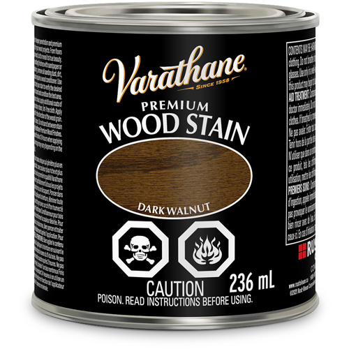 Varathane&reg; Premium Wood Stain, 236 ml, Dark Walnut Equipment World