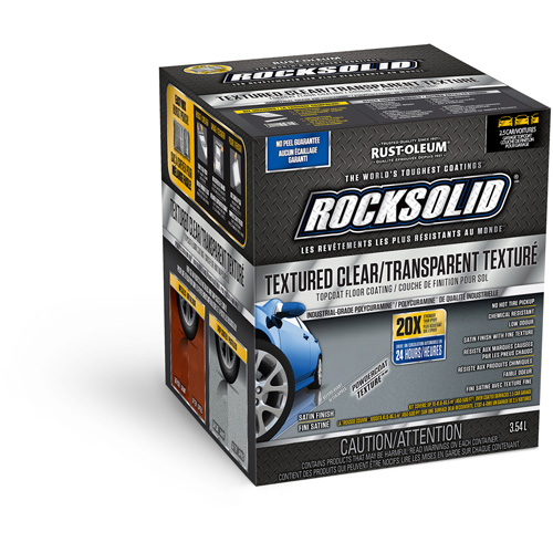 Couche de finition RockSolid, Satin/Textur&eacute;, Transparent Equipment World