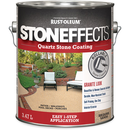 Stoneffects Quartz Stone Coating, 3.78 L, Water-Based, Textured, Beige Equipment World