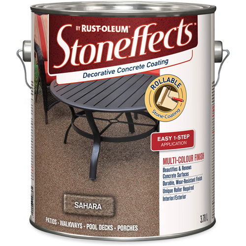 Stoneffects Decorative Concrete Coating, 3.78 L, Textured, Beige Equipment World
