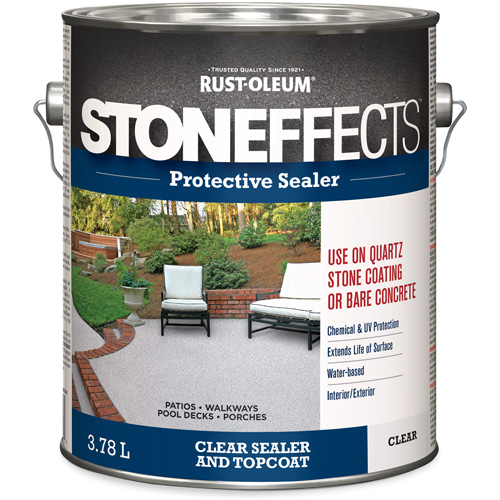 Stoneffects Protective Concrete Sealer, 3.78 L, Water-Based, Transparent, Clear Equipment World
