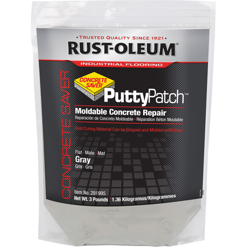 Concrete Saver Putty Patch Patching Material, Bag, Grey Equipment World