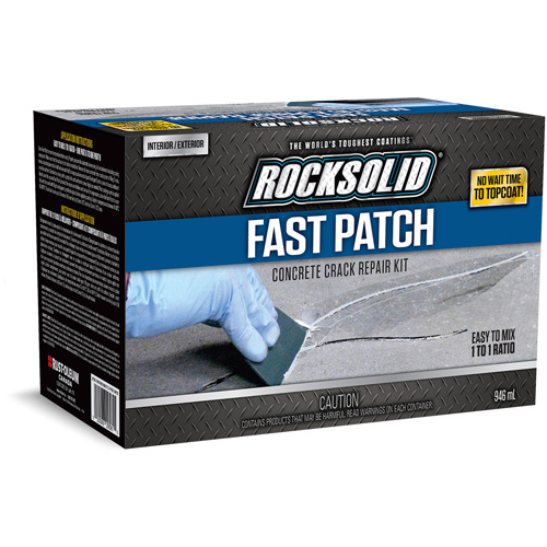 RustOleum RockSolid® Fast Patch Concrete Crack Repair Kit, Kit, Grey Equipment World