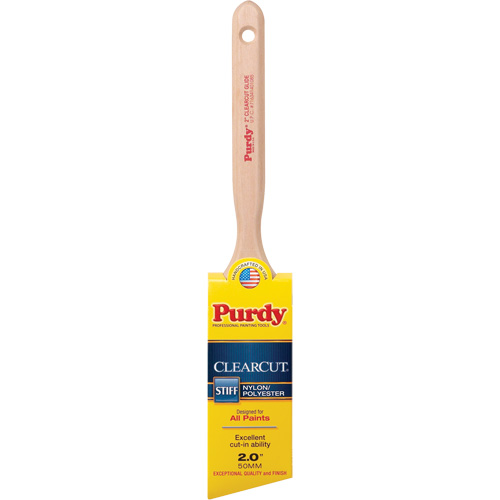 Pinceau Clearcut Glide, Poly/nylon, Manche Bois, Largeur de 2" Equipment World