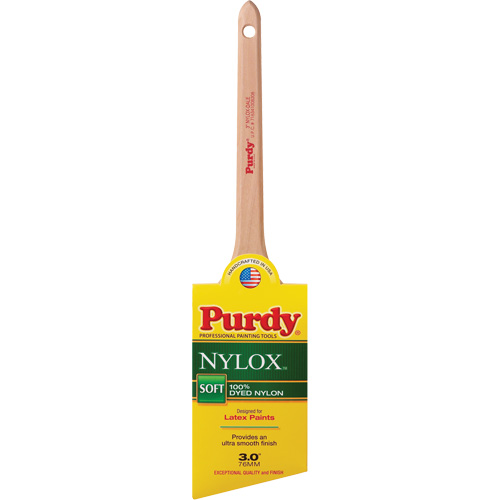 Nylox Dale Paint Brush, Nylon, Wood Handle, 3" Width Equipment World