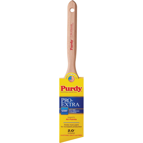 Pro-Extra Glide Paint Brush, Blended Material, Wood Handle, 2" Width Equipment World