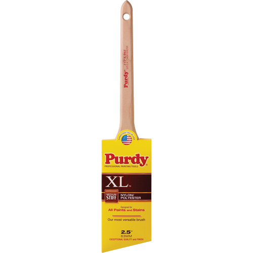 XL Dale Paint Brush, Poly/Nylon, Wood Handle, 2-1/2" Width Equipment World