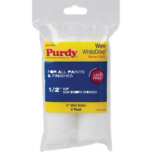 Dove Wire Mini Roller, 12.7 mm (1/2") Nap, 101 mm (4") L Equipment World