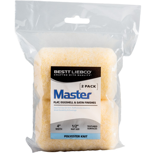 Master Trim and Traffic Roller Refill, 13 mm (1/2") Nap, 101.6 mm (4") L Equipment World