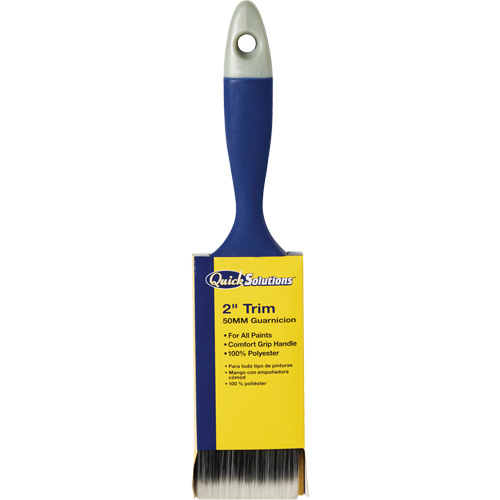 Quick Solutions Trim Brush, Polyester, Plastic Handle, 2" Width Equipment World