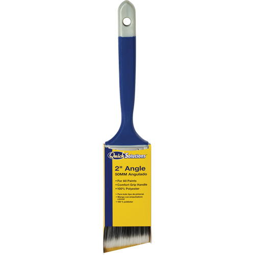 Quick Solutions Angle Brush, Polyester, Plastic Handle, 2" Width Equipment World