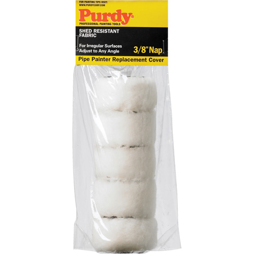 Pipe Painter Roller Refill, 10 mm (3/8") Nap, 177.8 mm (7") L Equipment World