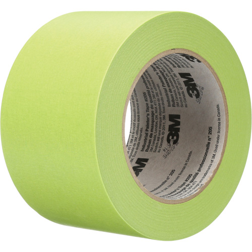 Industrial Painter's Tape 205, 72 mm (2-4/5") x 55 m (180'), Green Equipment World