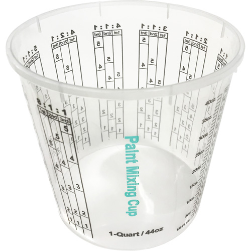 Plastic Paint Mixing Cup, 1.25 Litres Equipment World