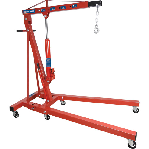 2-Ton Folding Shop Crane, 4000 lbs. (2 tons) Capacity Equipment World
