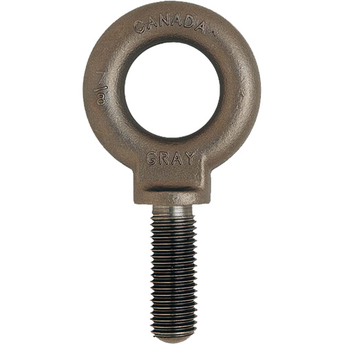 Eye Bolts, Uncoated Natural Finish, 4000lbs. (2 tons) Capacity Equipment World