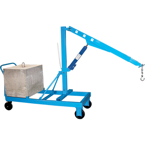 Floor Cranes - Reverse Boom, 8' Lift, 2000 lbs. (1 tons), 57" Arm, 78" H Equipment World