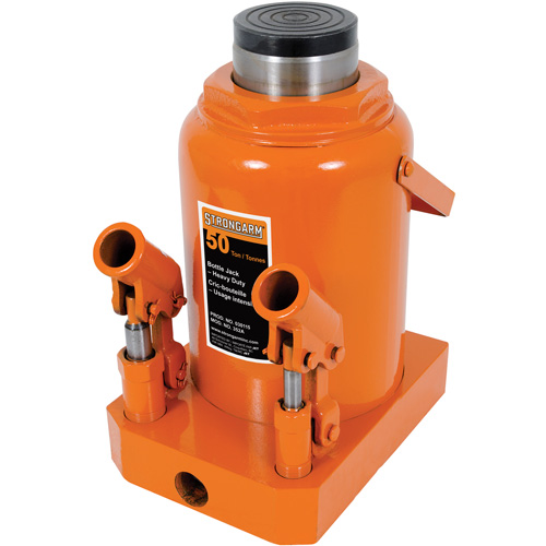352A Bottle Jack, 50 tons, Manual Hydraulic, 19-3/4" Raised Height Equipment World