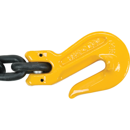 Chain Slings, 80 Chain, Double Legs, Oblong & Slip Hooks, 1/2" x 5' Equipment World