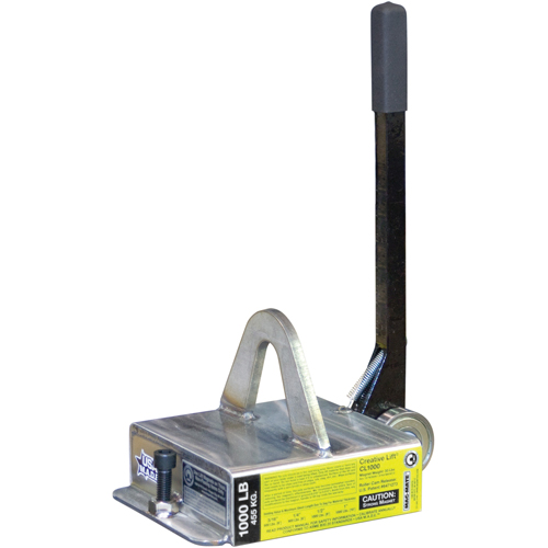 Creative Lift&reg; Magnets, 1000 lbs. (0.5 tons) Holding Cap., 10-3/4" L x 7-1/4" W x 6-3/4" H Equipment World