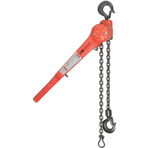 Lever Hoist - Series 640 Puller, 5' Lift, 1500 lbs. (0.75 tons) Capacity, Steel Chain Equipment World
