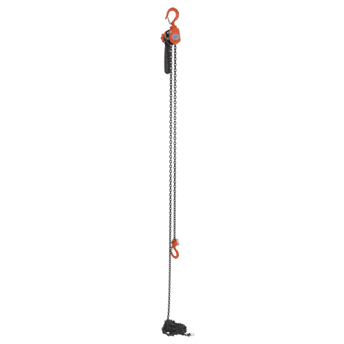 Mini Lever Hoist, 15' Lift, 500 lbs. (0.25 tons) Capacity, Steel Chain Equipment World