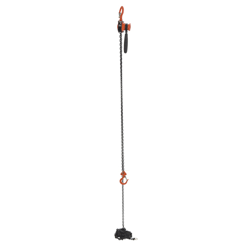 Mini Lever Hoist, 15' Lift, 500 lbs. (0.25 tons) Capacity, Steel Chain Equipment World