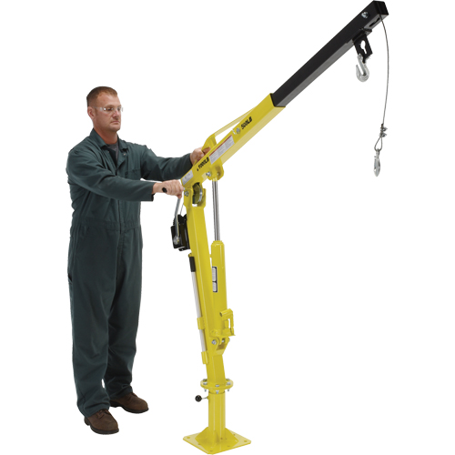 Winch Operated Truck Jib Crane, 500 lbs. (0.25 tons) Capacity, 102' Max. Clearance Equipment World